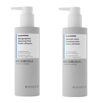 Biodroga MD Cleansing Reinigungsfluid & Clearifying Klärende Lotion 2 x 200 ml